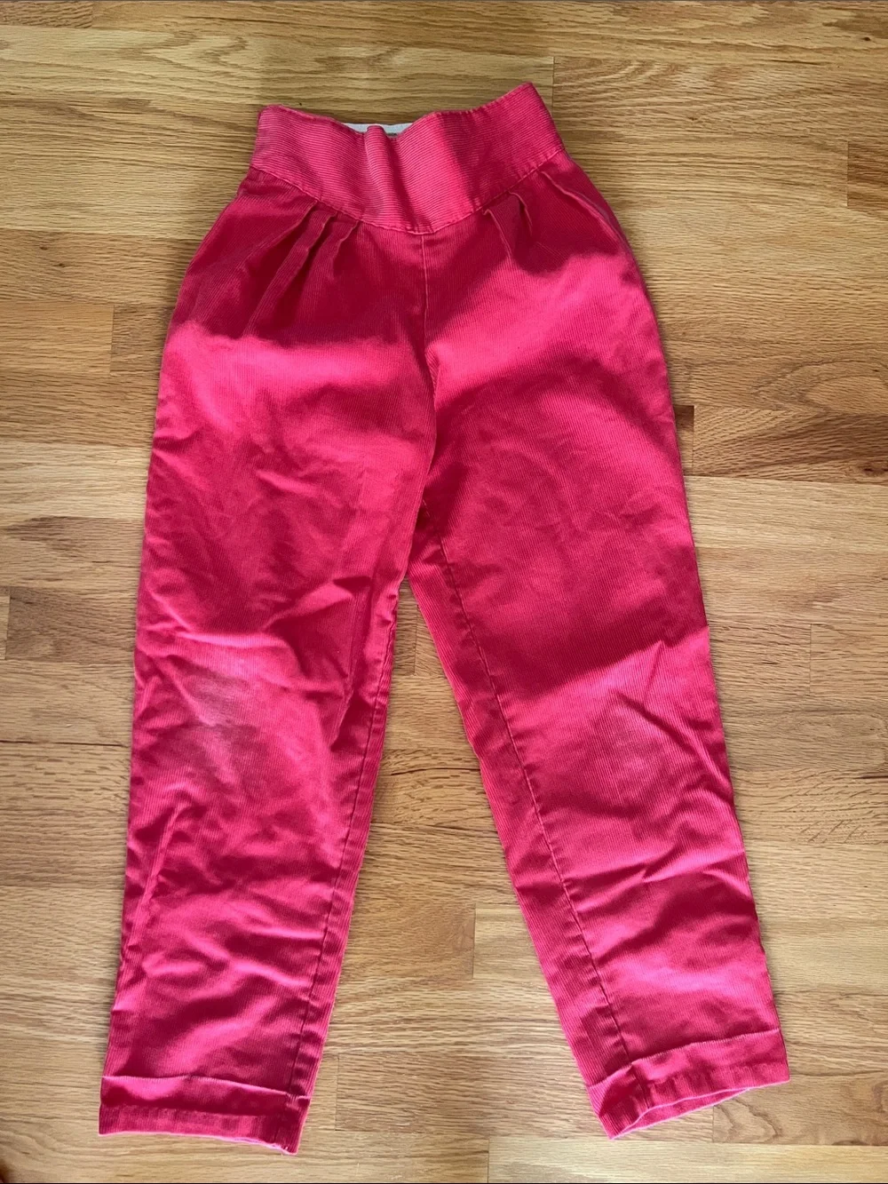 Vintage Our Girl by Healthtex vibrant pink corduroy pants size 8
